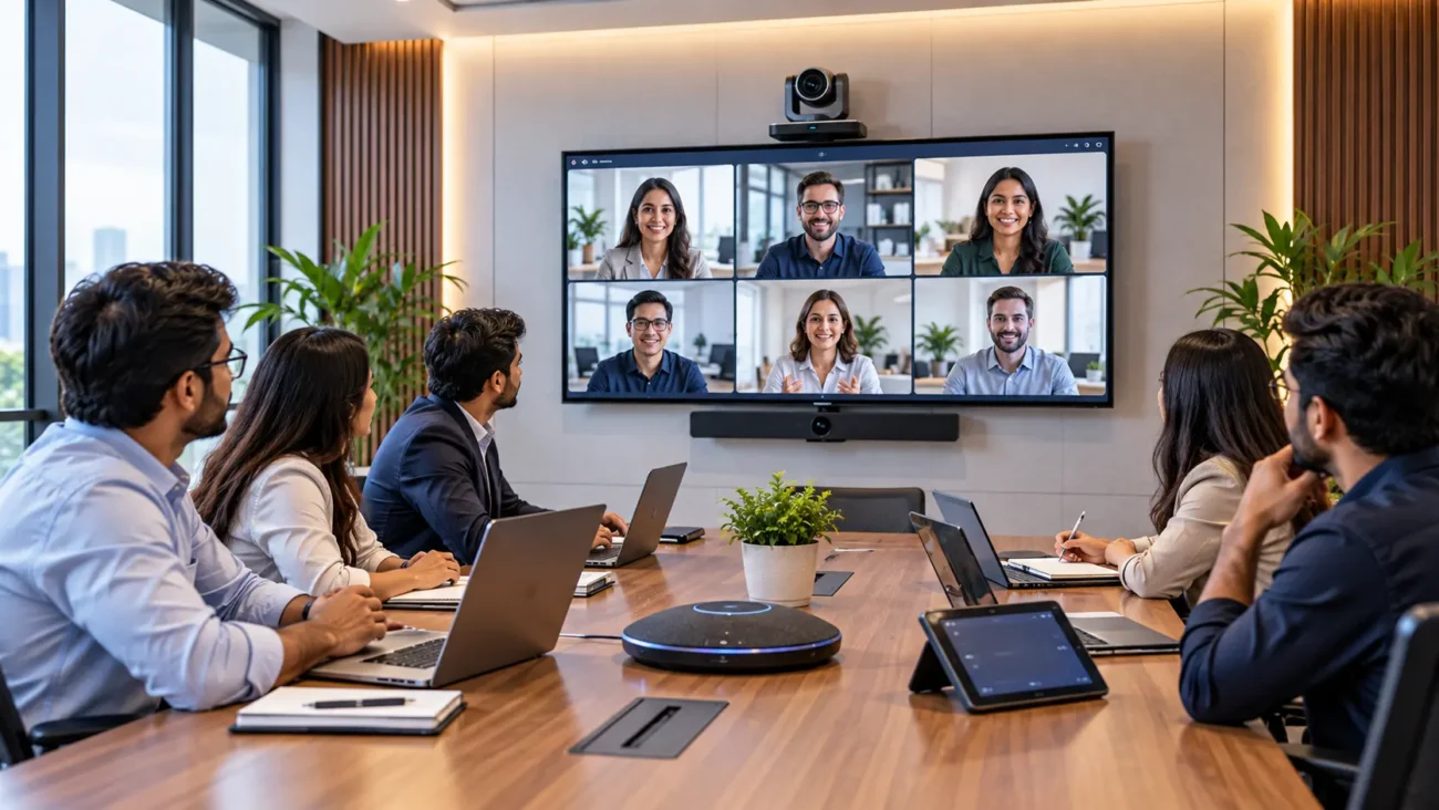 Video Conferencing Setup for Offices: Cameras, Microphones and Displays
