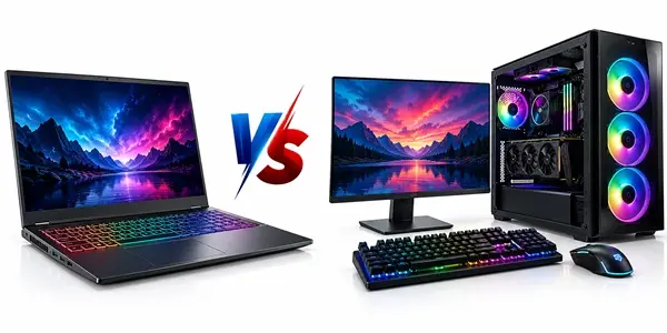 Gaming Laptop vs RGB Desktop Setup